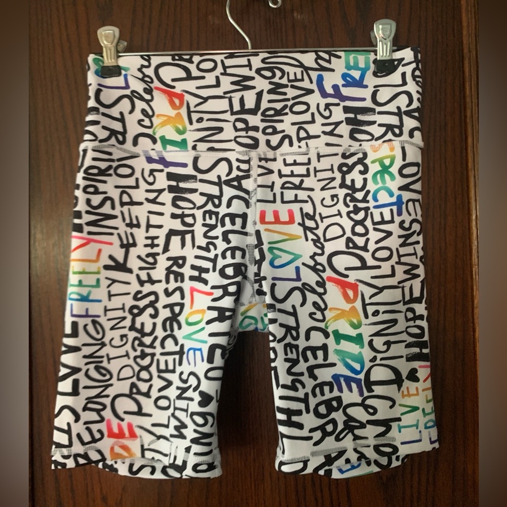 Athleta Women's High Waist Graphic Shorts - Multicolor